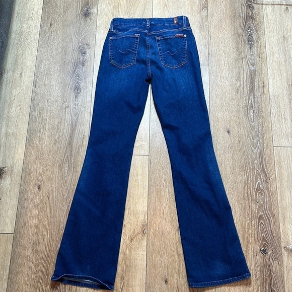 7FAMK Short Inseam Karah Bootcut Jeans Size 26 - Picture 3 of 9